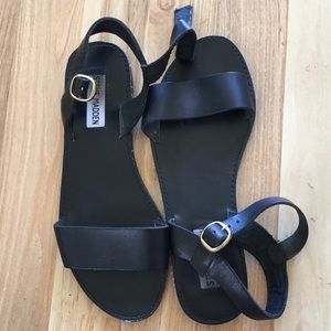 Steve Madden Donddi summer sandal black leather